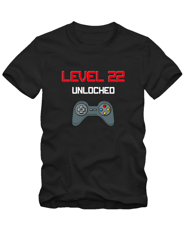 Marškinėliai Level unlock Marškinėliai Level unlock